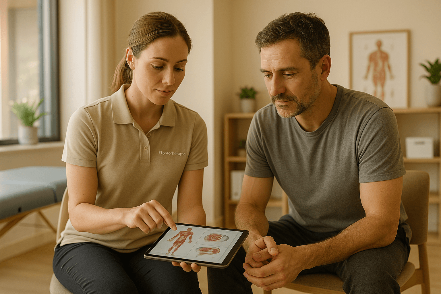 Besprechung eines individuellen Therapieplans