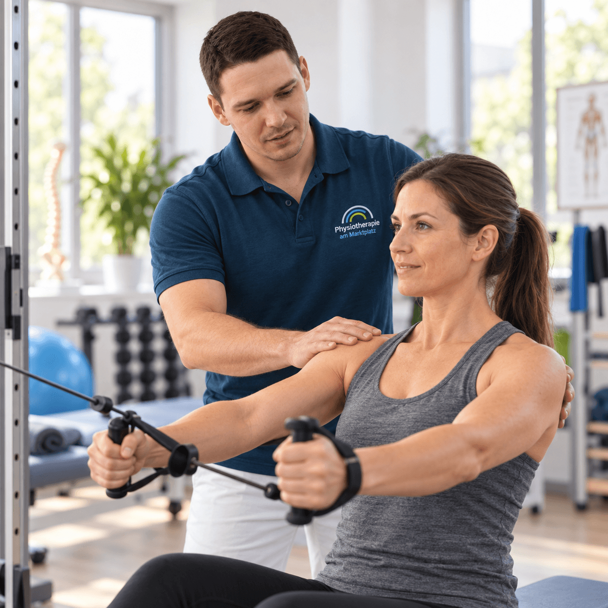 Trainingsbereich der Praxis